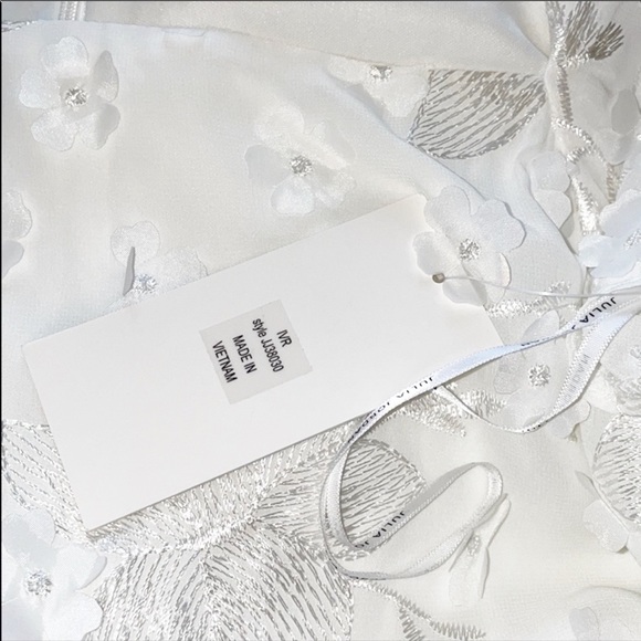 NWT Julia Jordan Romantic Floral Applique Dress - Picture 5 of 7